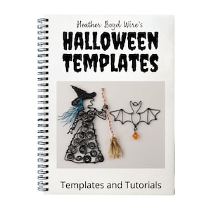 E-book : Modèles de fabrication de bijoux et d'ornements en fil de fer pour Halloween
