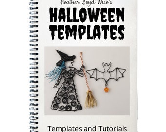 E-book: Halloween Wire Ornament and Jewelry Making Templates