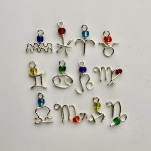 Szablony do wydrukowania zodiaku charms, wzór na tworzenie biżuterii z drutu