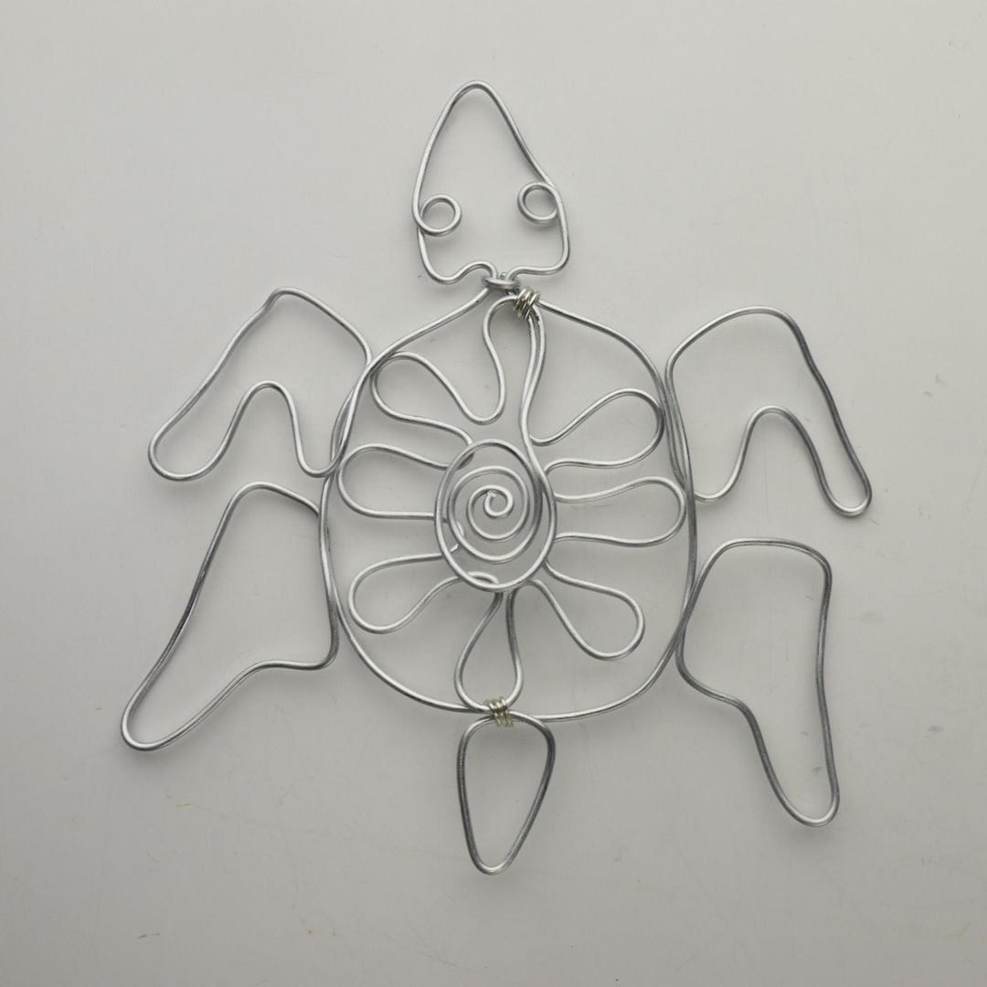 Printable Turtle Sun Catcher Template Wire Art Pattern - Etsy