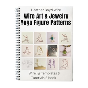 E-book Yoga Figuren Vorlagen und eine Anleitung für Artistic Wire Deluxe Jig Kit Ornament Patterns