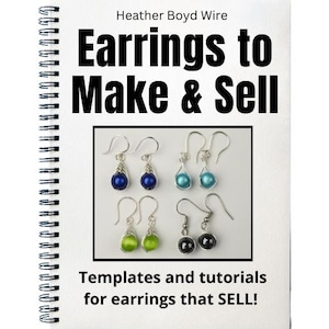 E-book "Brincos para Fazer e Vender", Moldes para Criação de Joias, Tutoriais, Padrões em PDF para Imprimir