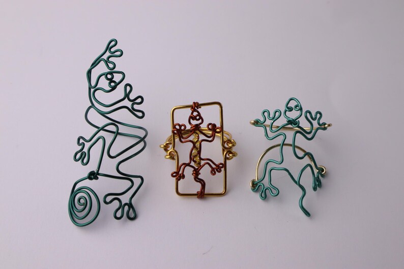 Printable Lizard Templates Wire Jewelry Making Patterns - Etsy