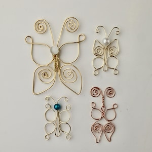 Printable Butterfly Templates for Artistic Wire Deluxe Jig Kit // YouTube Tutorial PDF Pattern