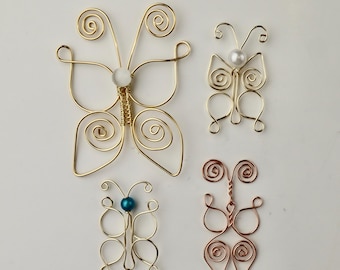 Modelli di farfalle stampabili per il kit Artistic Wire Deluxe Jig // Tutorial YouTube PDF