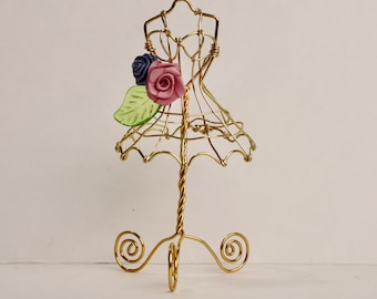 Printable Wire Art Dress Jewelry-Making Templates PDF Pattern