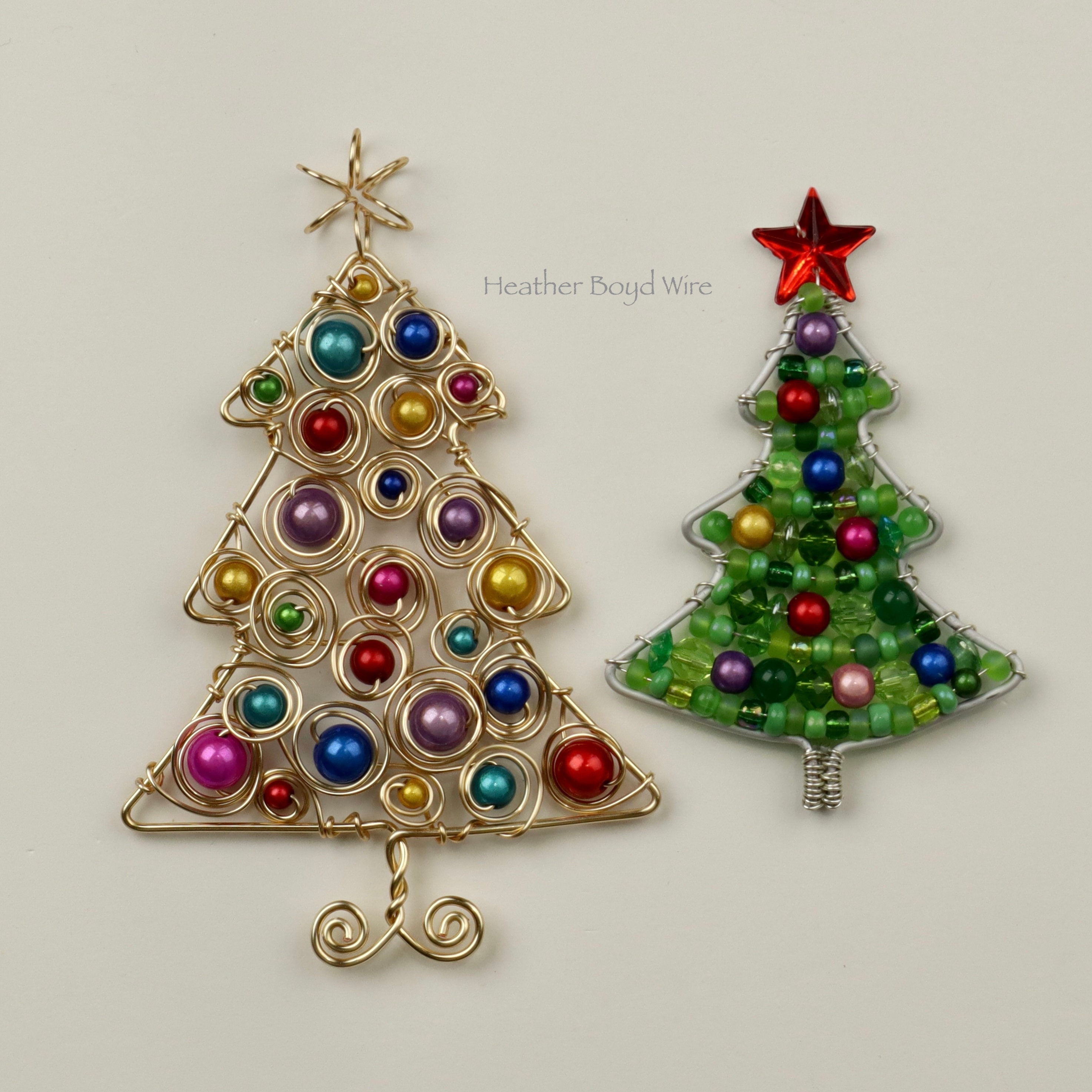 Wire Jig Christmas Tree Ornament DIY Tutorial 