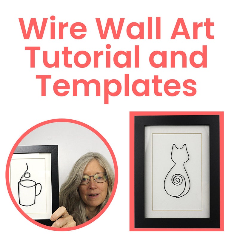 Wire Wall Art Templates // DIGITAL DOWNLOAD Etsy