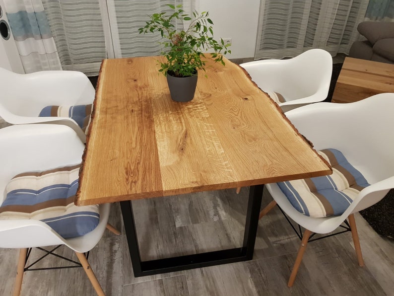 Tbu6040 U Table Leg Set Diy Black Dining Table Loft Industrial Etsy