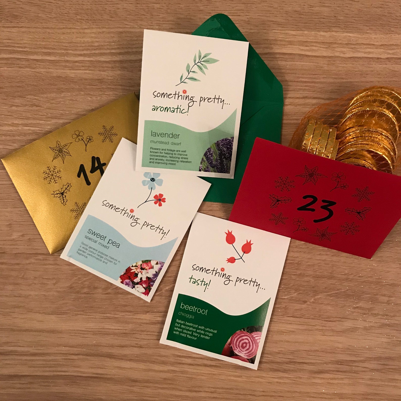 Garden Seed Advent Calendar Etsy