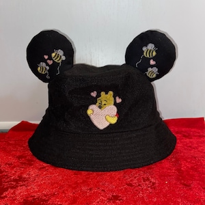 Winnie the Pooh bucket hat /  bucket hat with ears