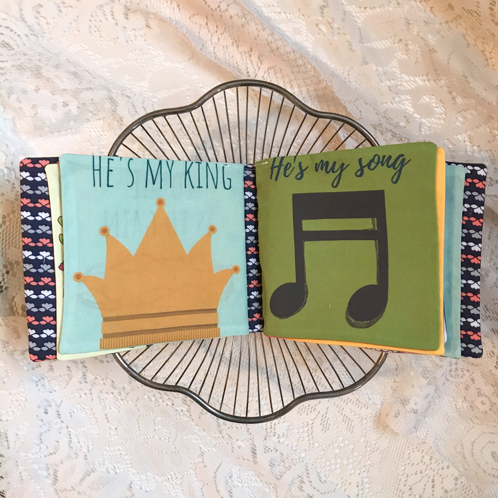 Christ in me Christian baby book busy book songbook bedtime Etsy