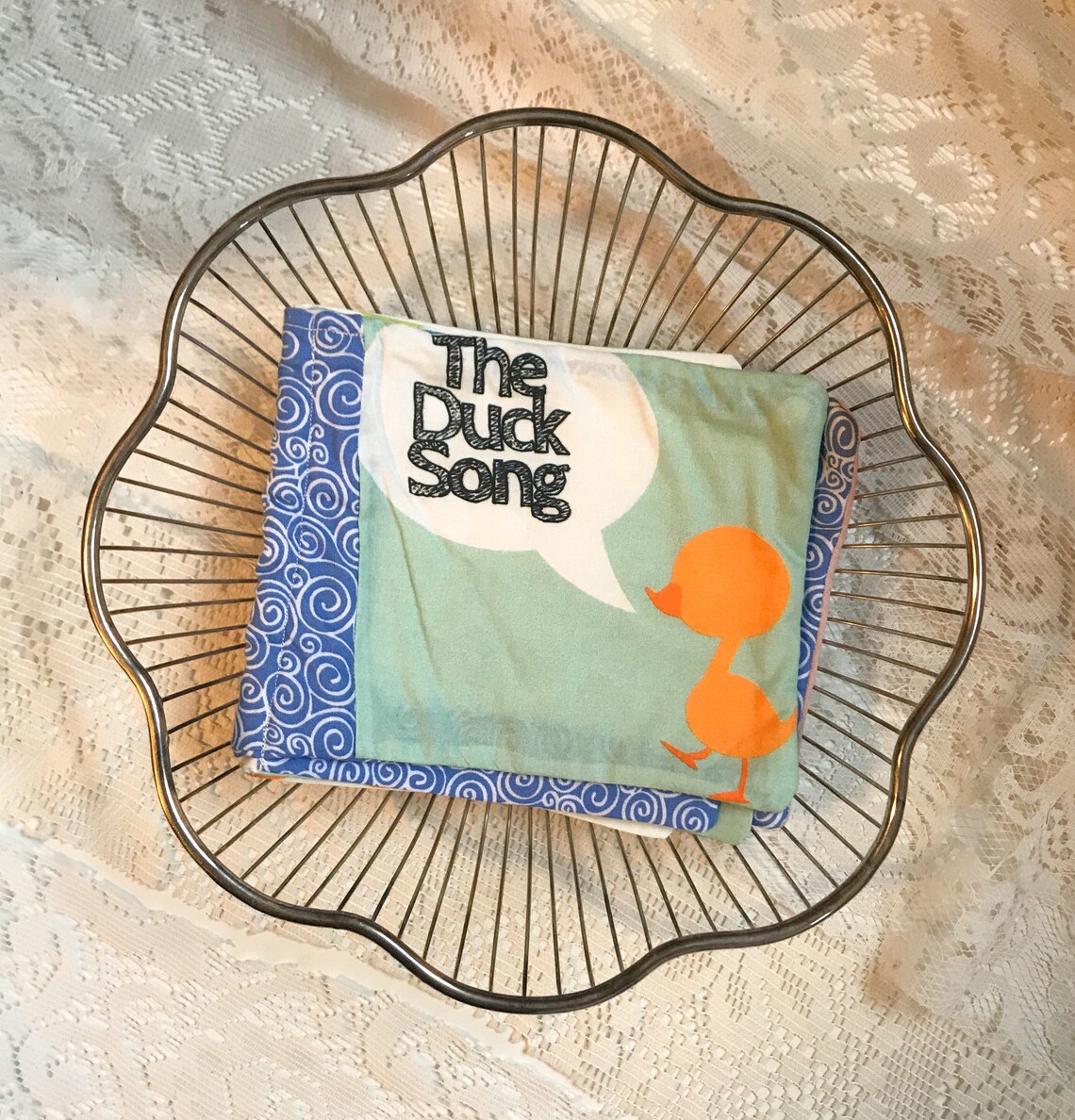 The Duck Song Christian baby book busy book quilted songbook Etsy