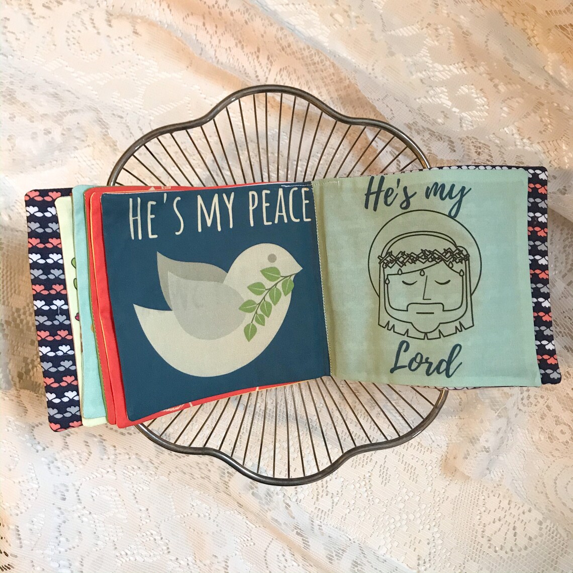 Christ in me Christian baby book busy book songbook bedtime Etsy