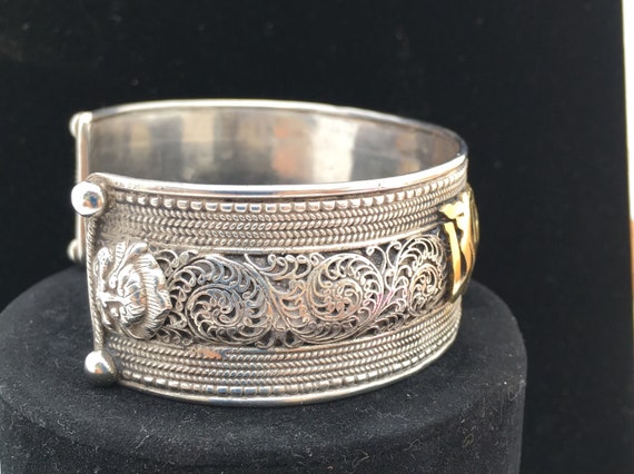 Bracelet Tibetan Mantra Sterling Silver - image 5