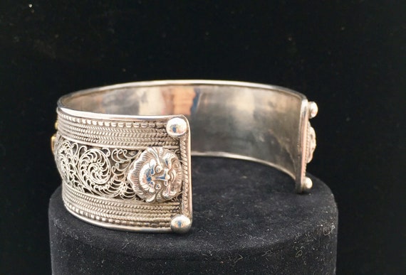 Bracelet Tibetan Mantra Sterling Silver - image 3