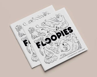 Floopies Coloring Book! coloring book gift of fun and funny animals