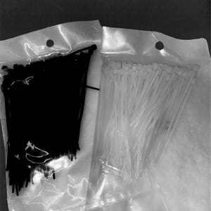 Opaski zaciskowe 4” 100 opasek kablowych, opaski zaciskowe, opaski do wieńców. Paski do kokardek, tworzenie kokardek, tworzenie wieńców. Wybierz czarny lub biały