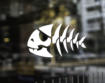 Naklejka FSM Jolly Pirate Fish – Latający Potwór Spaghetti Pastafarianin, naklejka parodia ateisty, logo FSM antyreligia, ewolucja, kościół FSM