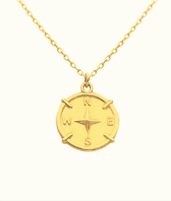 Compass Medallion. Sybmolic Medallion. Etsy