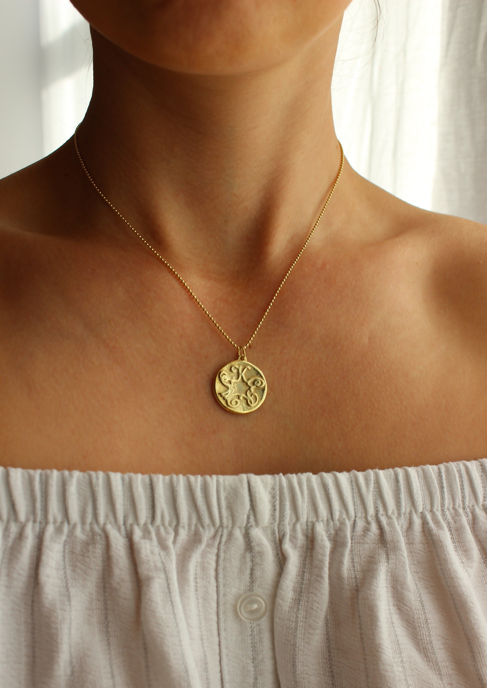 Karma Medallion Necklace main image 1