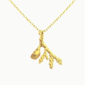 Pine Tree Branch Necklace