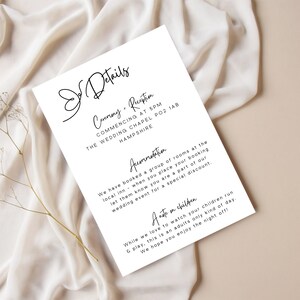 Minimalistisches Herz Zusätzliche Details Karte groß, 4 "x6", editierbar, DCL01