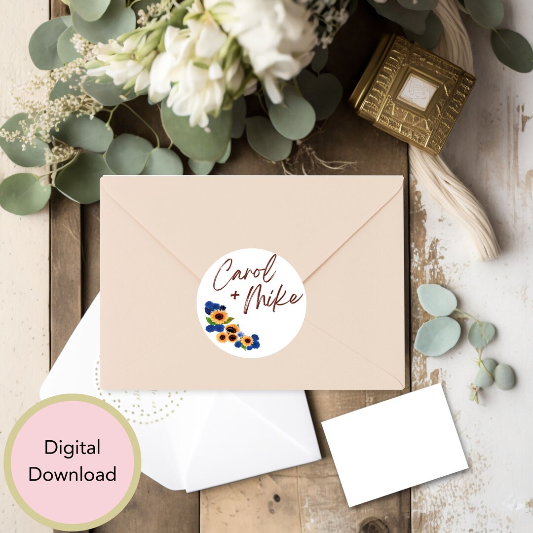 Envelope Stickers, Wedding Favor Labels, Wedding Thank You Label ...