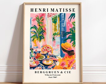 Matisse リーフデザイン 大判絵画 70×70cm Matisse リーフデザイン