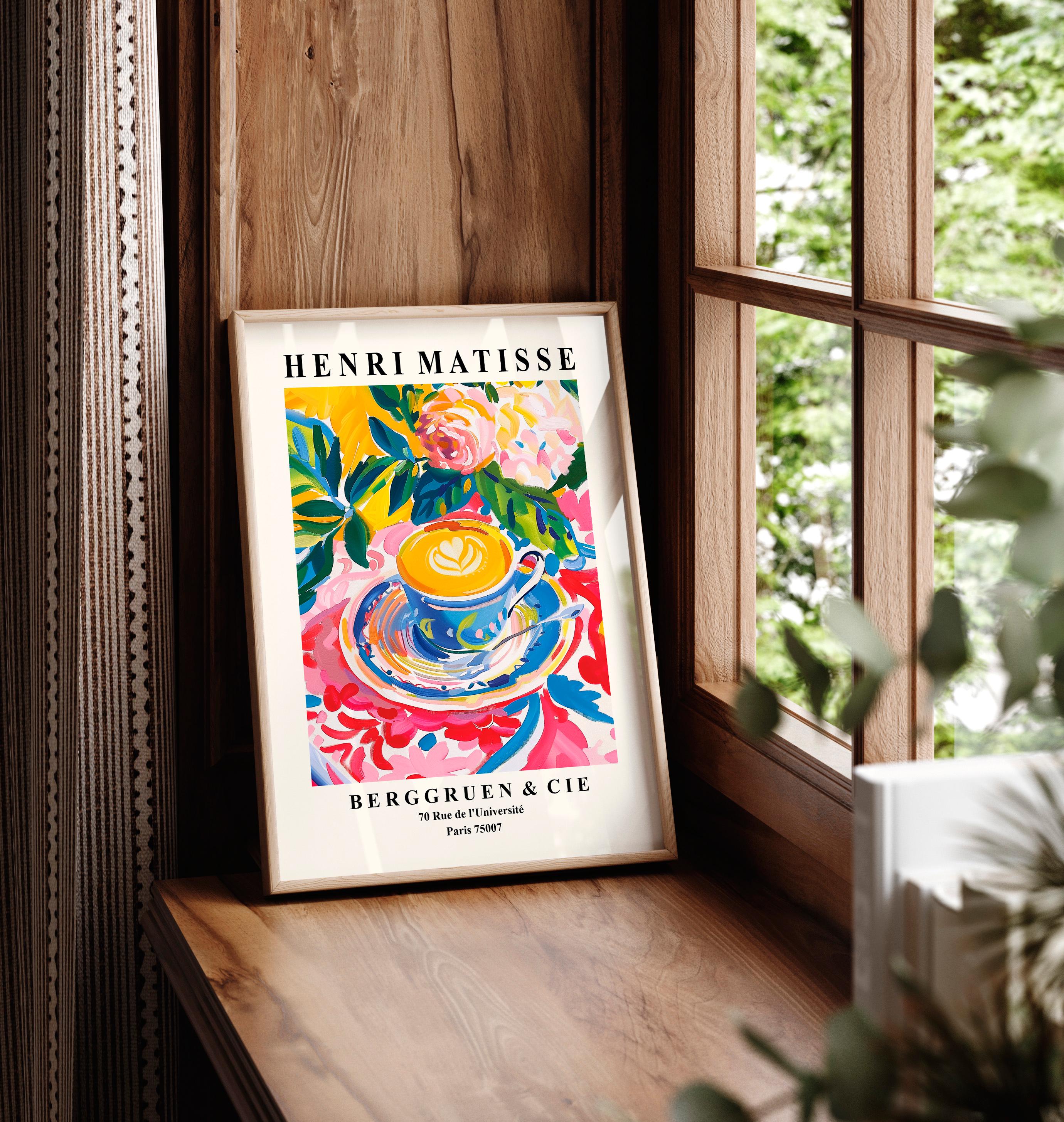 Matisse Coffee Cup Art Print: Pink Maximalist Decor - Etsy