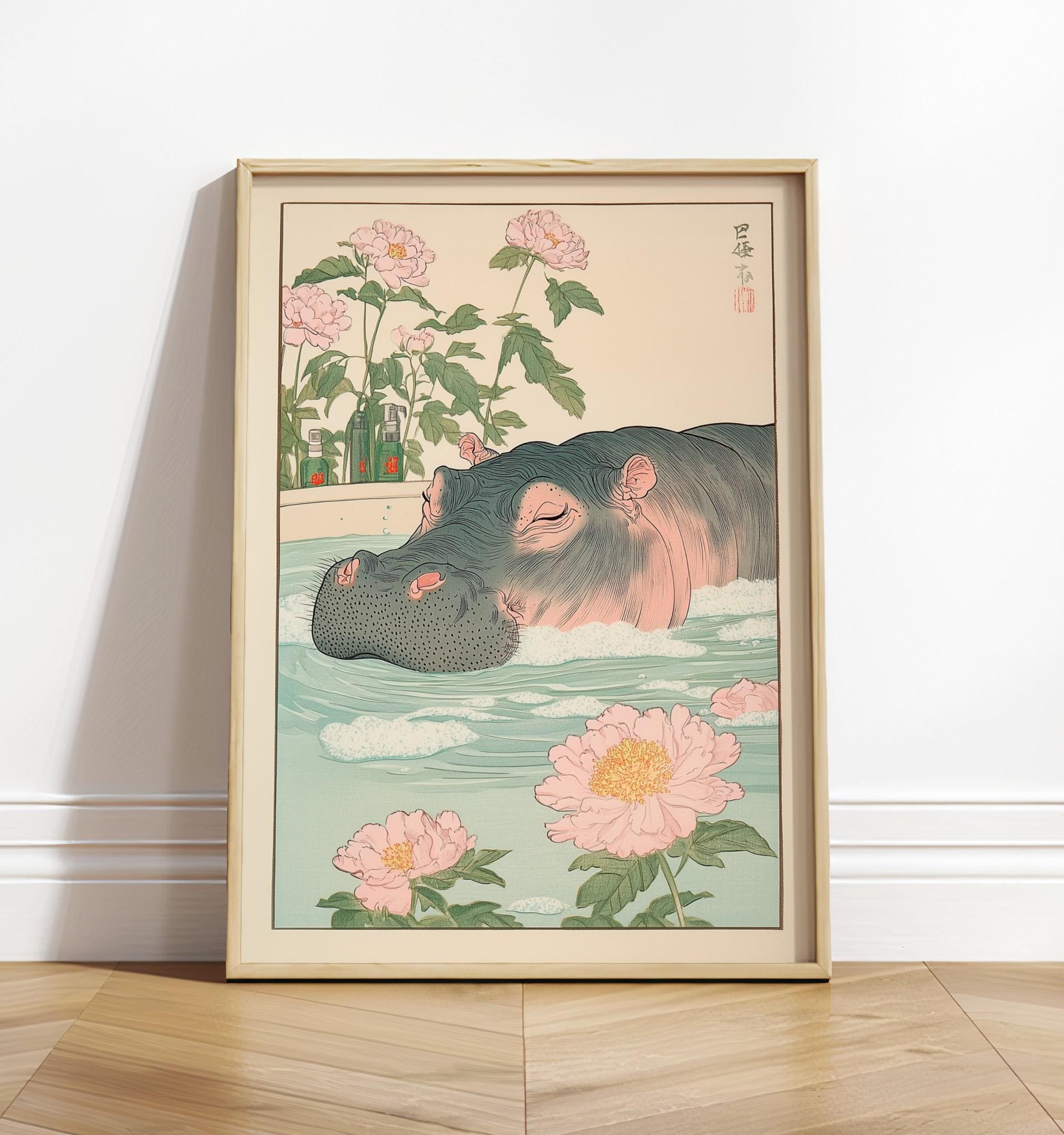 Japan Hippo - Etsy