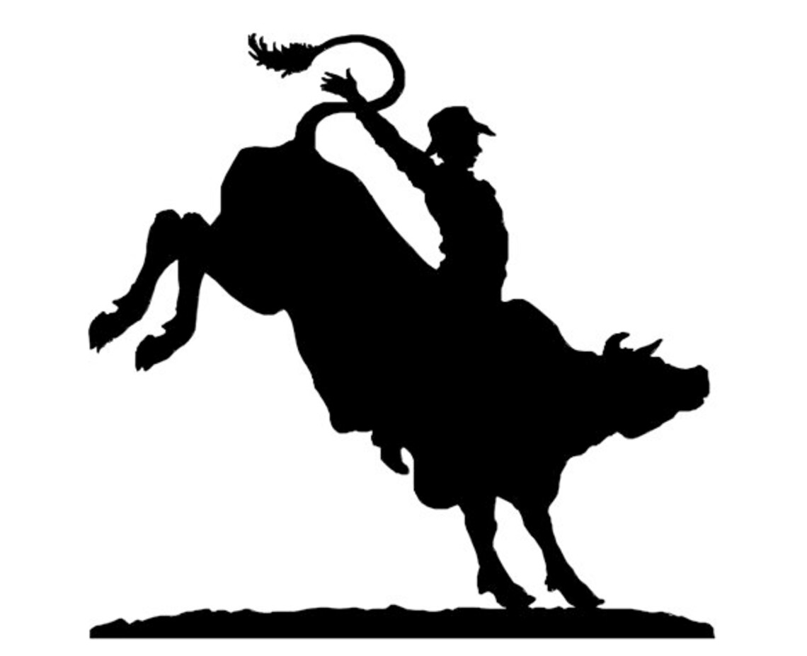 Bucking Bull DXF &amp; PNG File | Etsy
