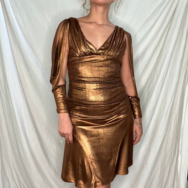Bronze Dress Etsy