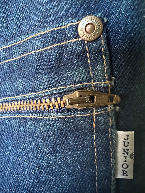 1990s JEAN PAUL GAULTIER Junior denim pencil skir… - image 3