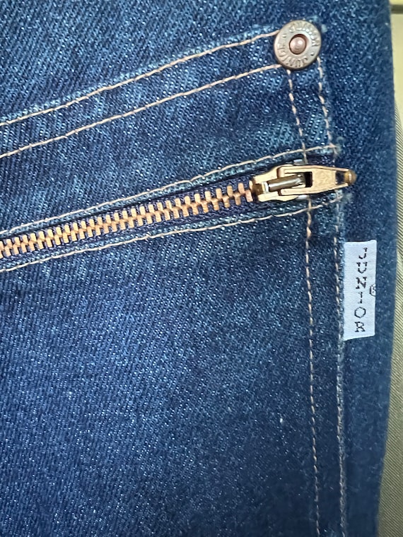 1990s JEAN PAUL GAULTIER Junior denim pencil skir… - image 1