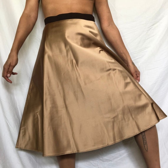 MIU MIU Y2K satin flares