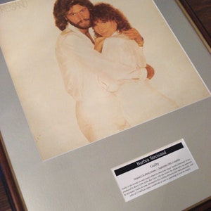 Barbra Streisand LP original framed album cover