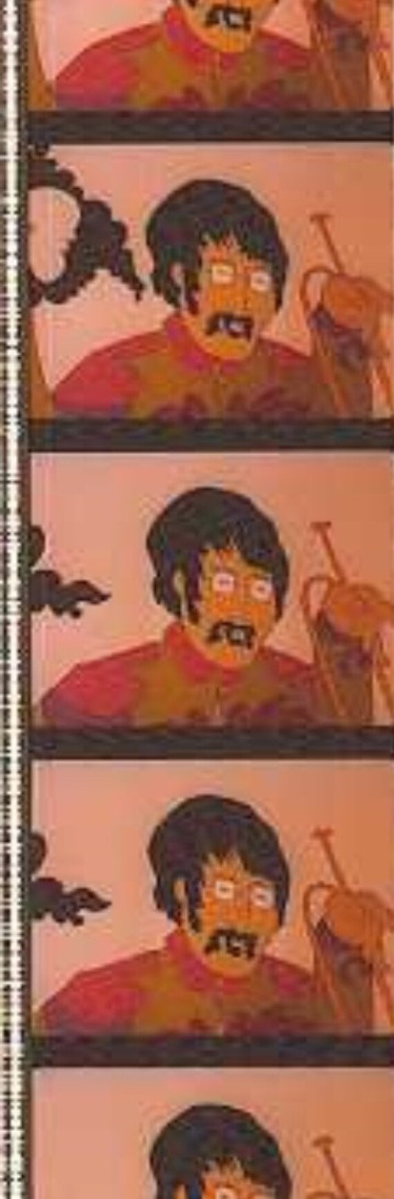 ビートルズ：イエローサブマリン 35mm映画フィルム 額装 ★BEATLES The Beatles Yellow Submarine Framed Original 35mm Film Cell - Etsy