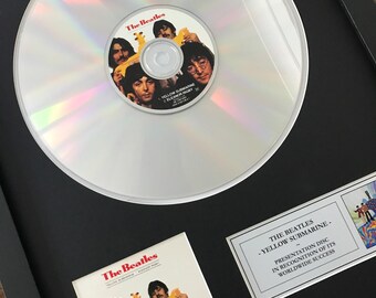 The Beatles Yellow Submarine CD Replika Präsentationsscheibe