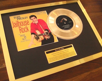 Elvis Presley - Jailhouse Rock - 7 ""Golden Disc 45 Single""
