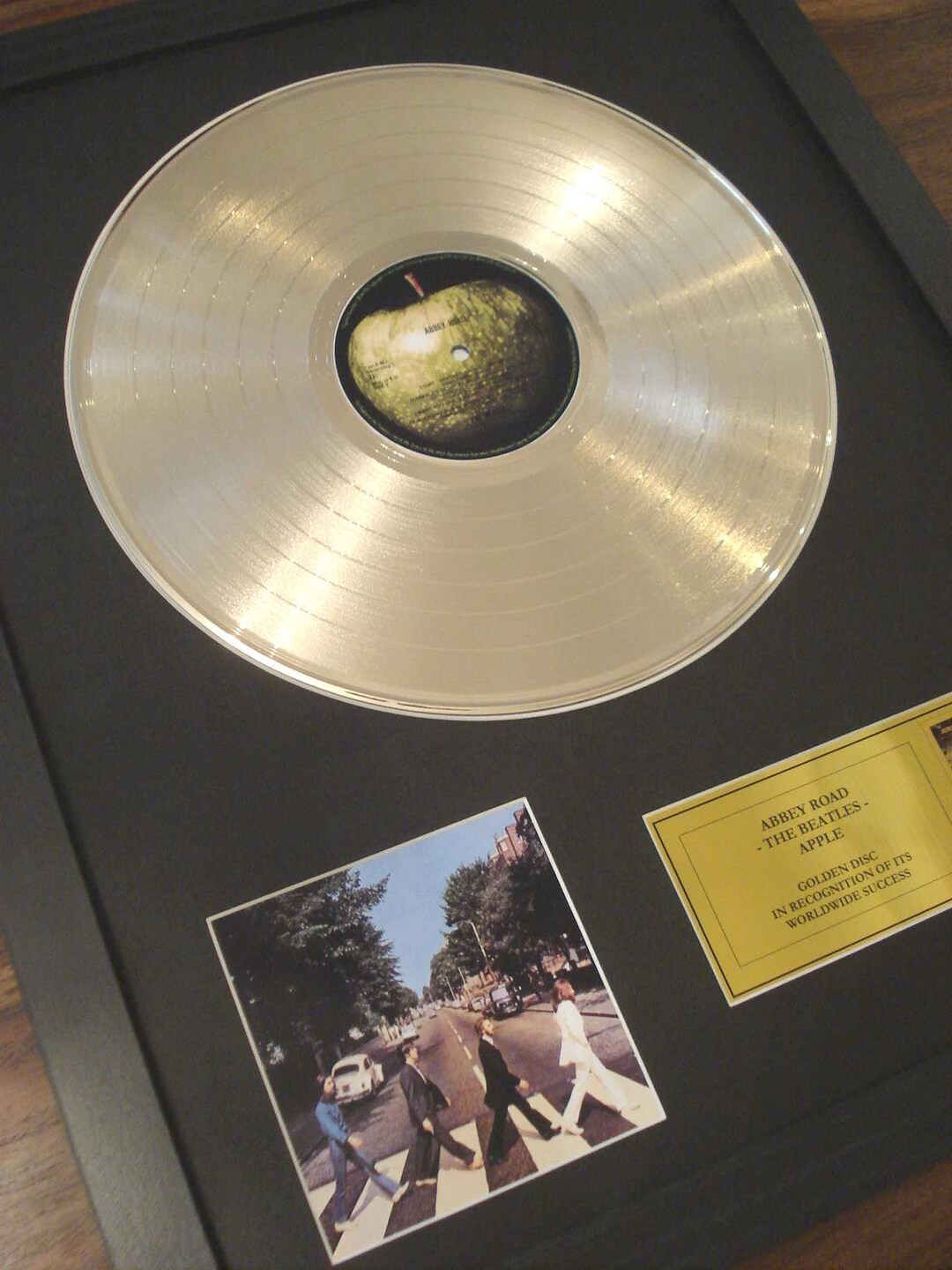 The Beatles Abbey Road Golden Disc LP Record - Etsy
