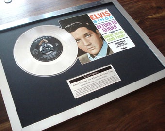 "Elvis Presley - ""Rückkehr zum Absender - 7 ""Silver Disc 45 Single"