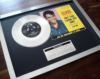Elvis Presley - Aint That Loving You Baby - 7 "Silver Disc 45 Single