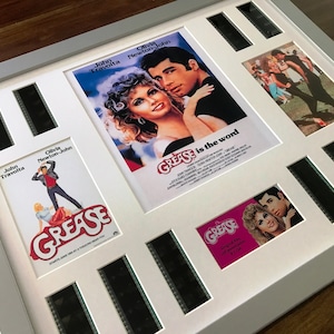Grease XL Framed 35mm film cell presentation