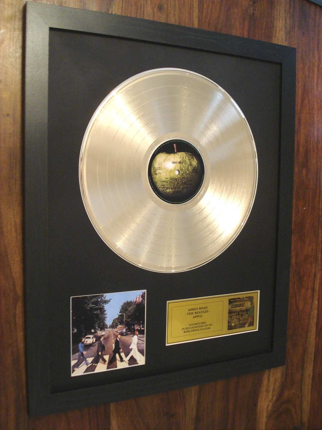 The Beatles Abbey Road Golden Disc LP Record - Etsy