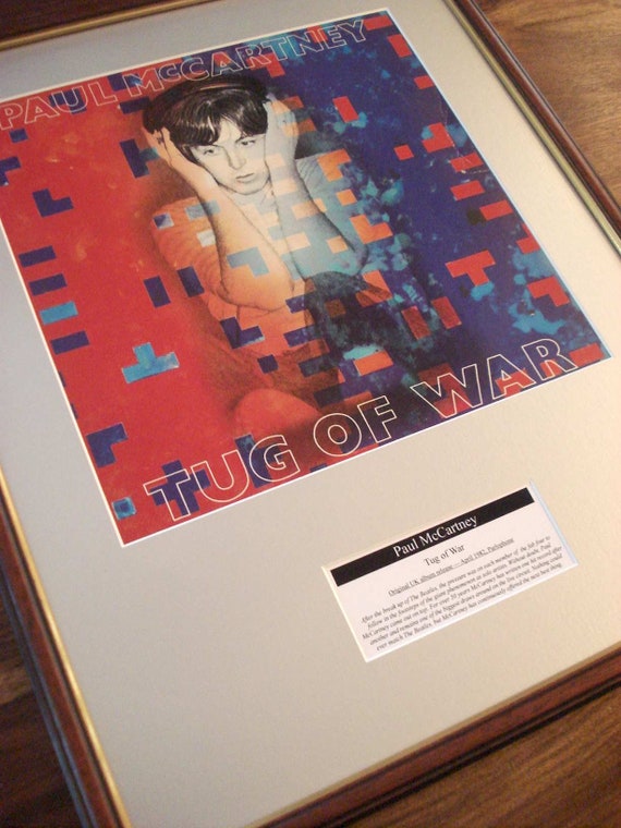 Paul Mccartney Tug of War LP Original Framed Album Cover - Etsy