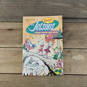 Vintage 1992 Denny's Hanna-Barbera Presents The Jetsons Space Travel Fun Book No. 4 / Ephemera