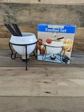 Vintage 2004 Wilton 12-Piece Dessert Fondue Set \/ Never Used \/ Original Box