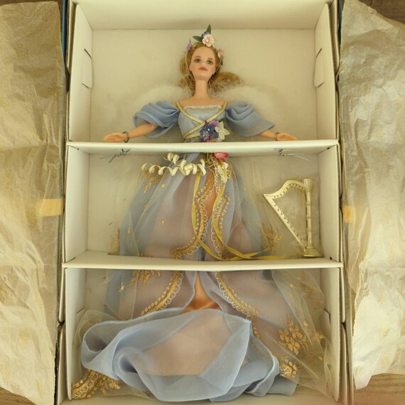 Angels of music outlet collection harpist angel barbie
