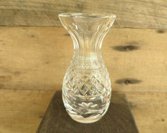 Vintage 1976 3 7/8" Violet Vase Glandore by Waterford Crystal